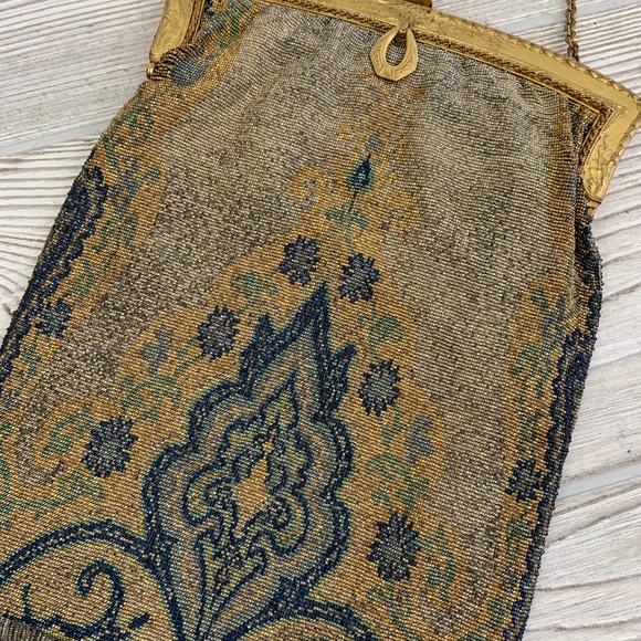 Vintage Beaded Parisian Flapper Purse/Handbag (HG) - Picture 3 of 10